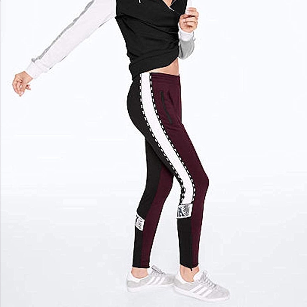 NWT Victoria’s Secret PINK Skinny Track Pant with Sequins